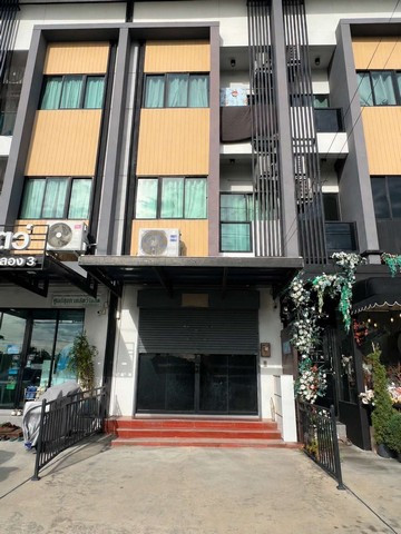 🏢 3-story commercial building, The Pride Rangsit-Khlong 3 🔥 Decorated and ready to use. – รูปที่ 2