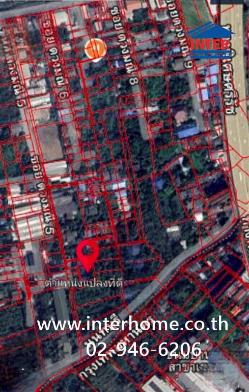 Empty land 99.4 sq m. Land near the Ministry of Public Health. Soi Ngamwongwan 6, Intersection 17, Ngamwongwan Road, Mueang Nonthaburi, Nonthaburi