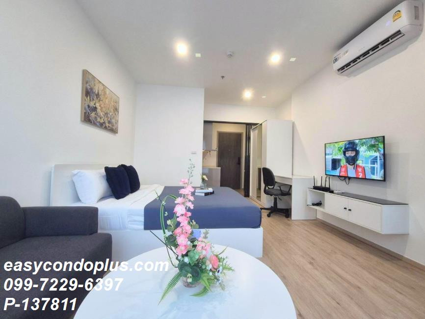 💥 [ 𝐏-𝟏𝟑𝟕𝟖𝟏𝟏 ] FOR RENT : The Rich Rama 9-Srinakarin Loft เพดานสูง 4.4 ม.! ใกล้ Airport Link หัวหมาก 𝟏𝟓,𝟎𝟎𝟎 บาท/ด. | Line @easycondoplus | 099-229-6397 – รูปที่ 3