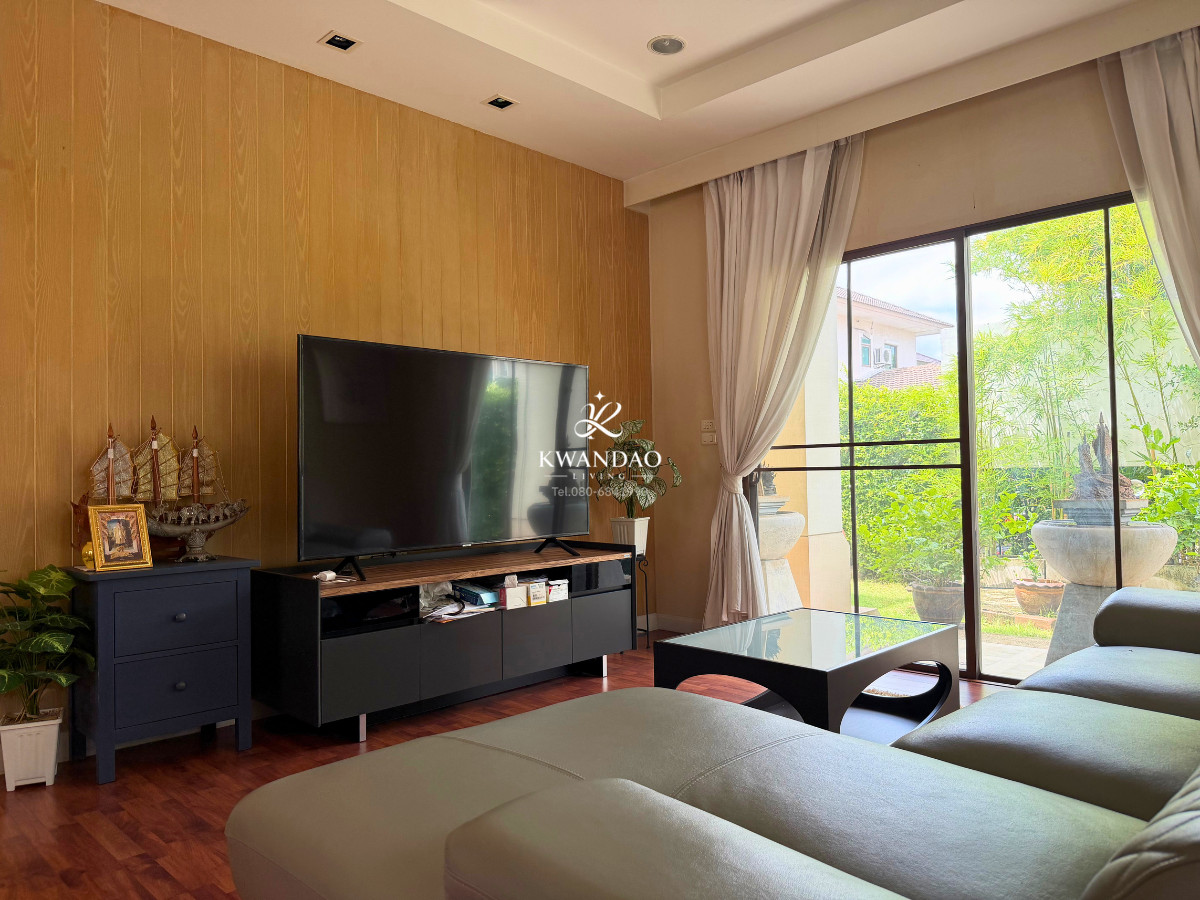 Single house for rent | Burasiri Sanambinnam 3 Bedrooms | 3 Bathrooms | Maid's Room | 78 sq.wah