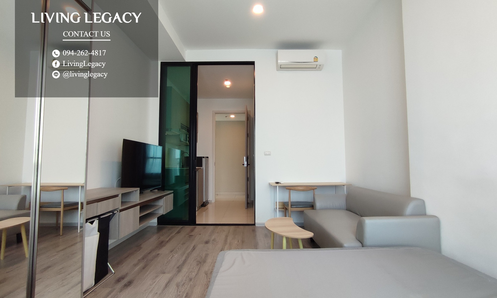 SGCW3H เช่าด่วน คอนโด KnightsBridge Collage Ramkhamhaeng 23 ตร.ม. | ชั้น 11 | 1 ห้องนอน | 1 ห้องน้ำ 10,000 บาท/เดือน line id : @livinglegacy – รูปที่ 3