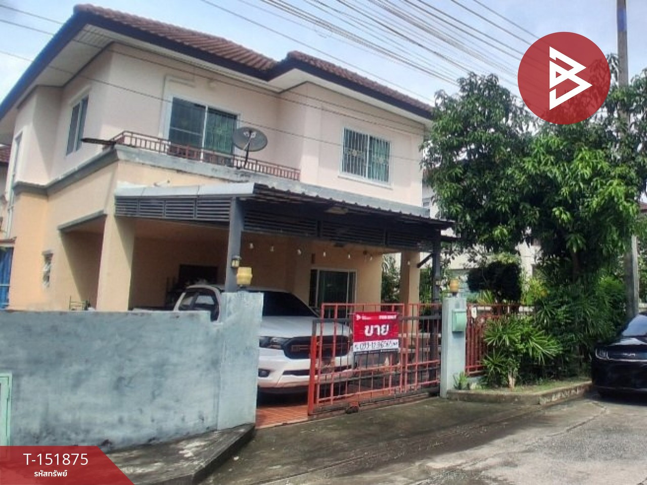 Single house for sale KC Suwinthawong Village 2, Khlong Luang Phaeng, Chachoengsao, ready to move in.