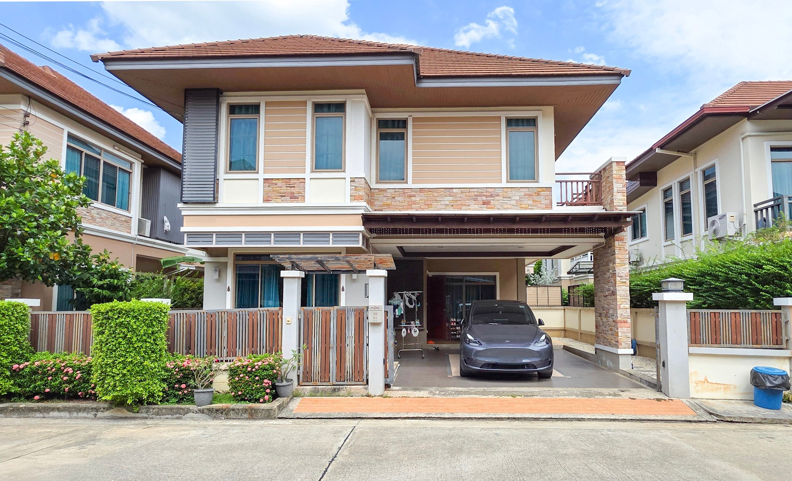 ขายบ้านเดี่ยว 2 ชั้น หมู่บ้านนนทรี รีเจ้นท์ ราชพฤกษ์ ใกล้ Central Westville