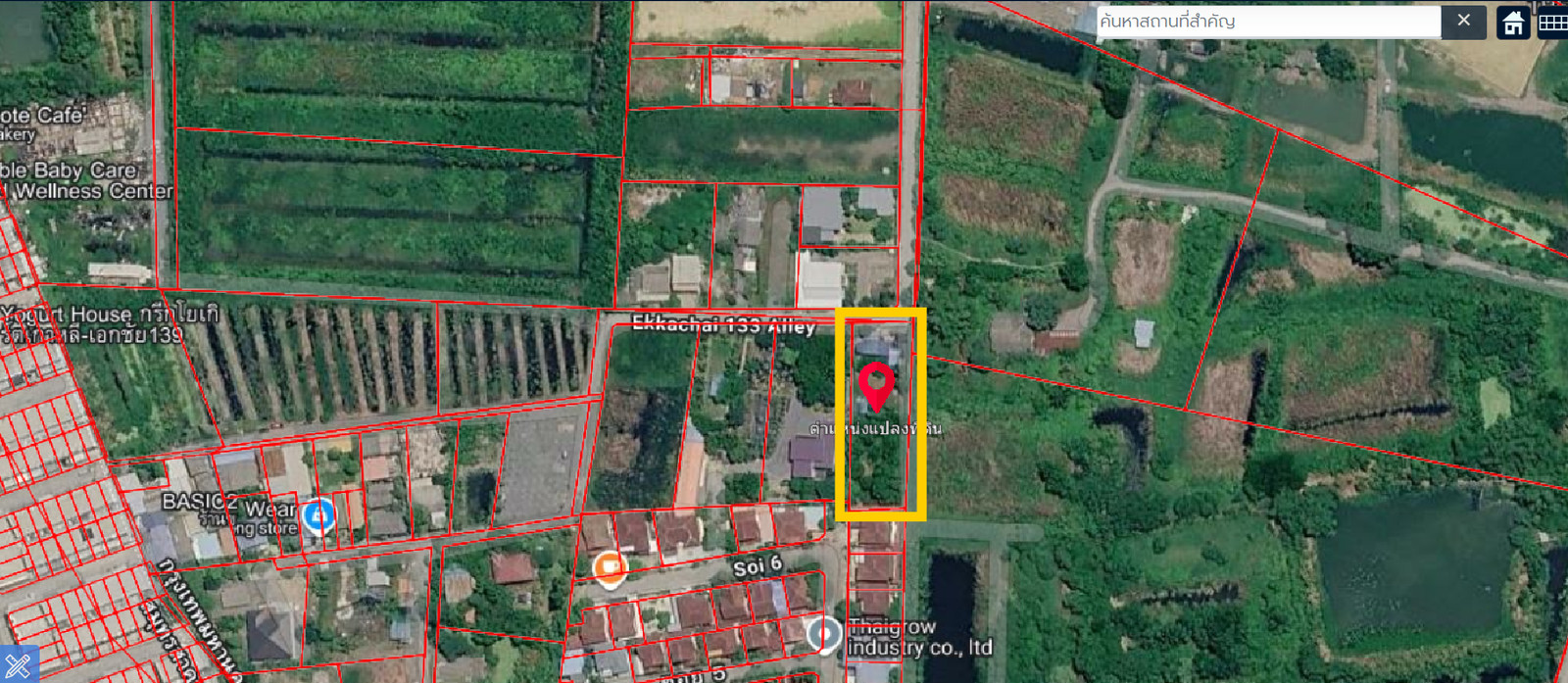 Urgent sale!!! Baan Suan land, 1 rai, Ekkachai 133, Bang Bon 5, Rama 2, near the expressway, only 9.9 million baht!!!