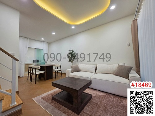 For rent, 2-story townhome, Willette Light, Phatthanakan 38, beautifully decorated, ready to move in. – รูปที่ 3