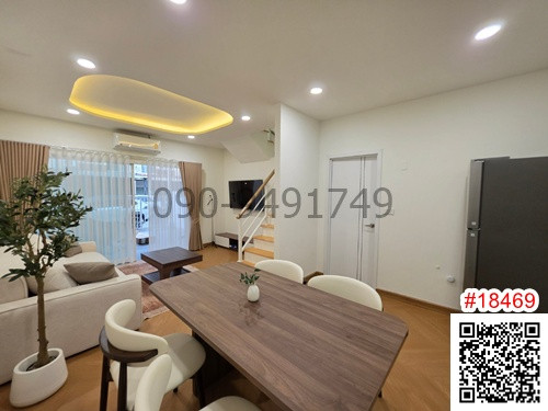 For rent, 2-story townhome, Willette Light, Phatthanakan 38, beautifully decorated, ready to move in. – รูปที่ 2