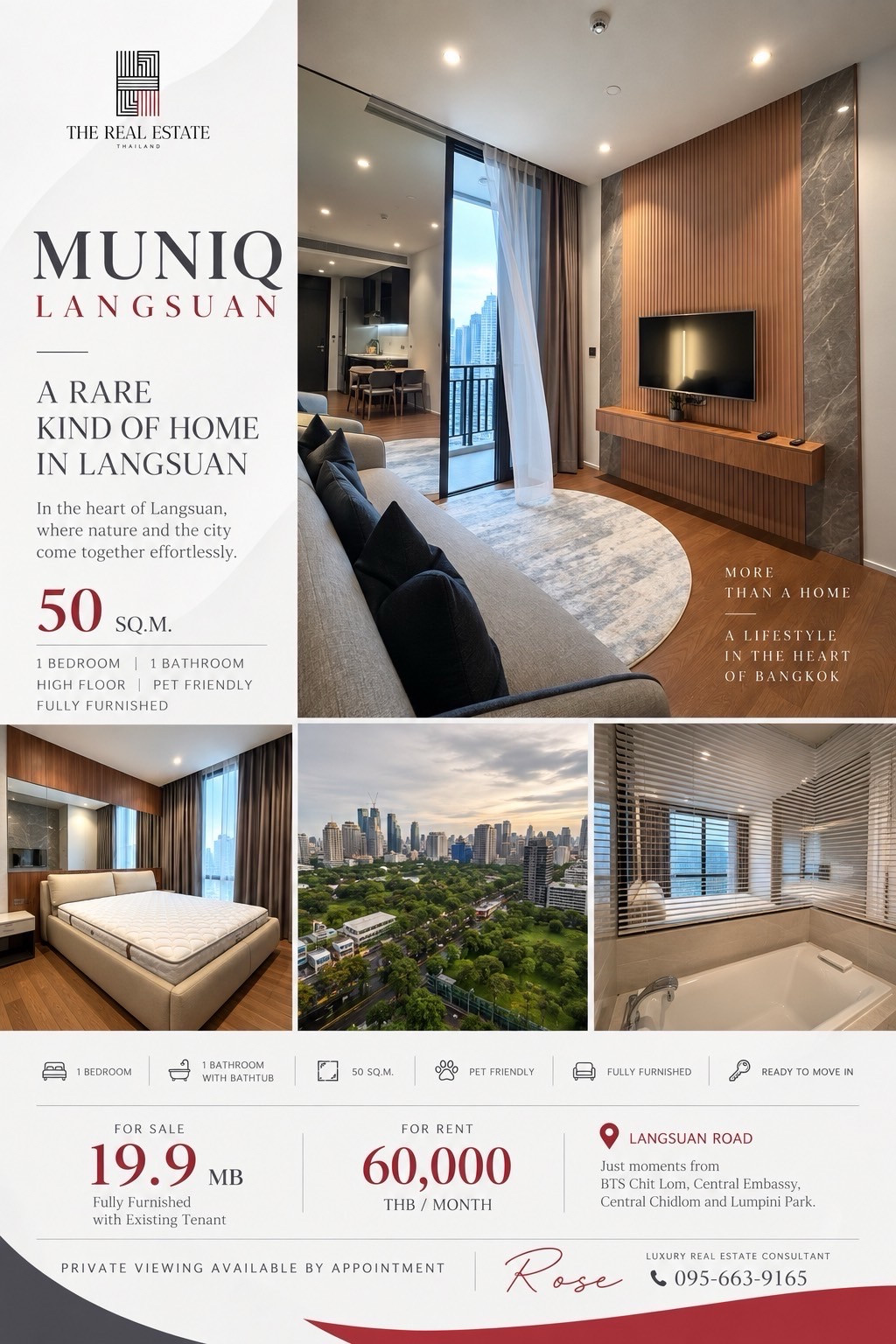 Rent-Sale Muniq Langsuan 1br. with Lumpini view, Pet friendly 🐶 เช่าและขาย วิวสวนลุม รับสัตว์เลี้ยง ราคาดีที่สุด 🔥 Rent-Sale Muniq Langsuan 1br. with Lumpini view, Pet friendly 🐶 เช่าและขาย วิวสวนลุม รับสัตว์เลี้ยง ราคาดีที่สุด 🔥