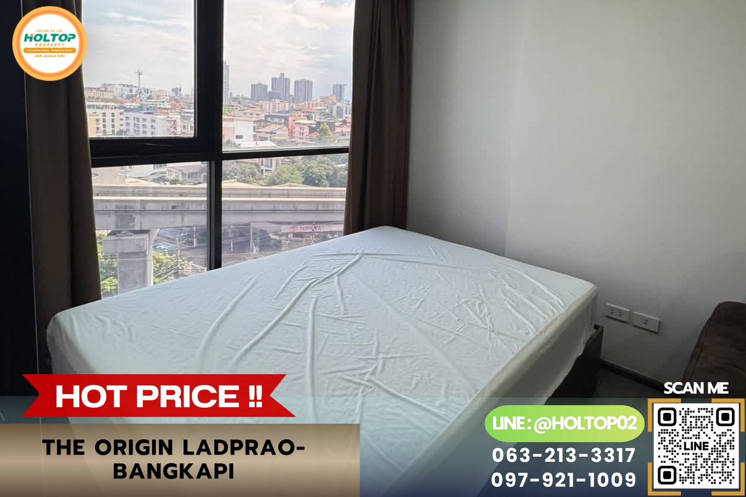 #L1420 ให้เช่าคอนโด The Origin Ladprao-Bangkapi
