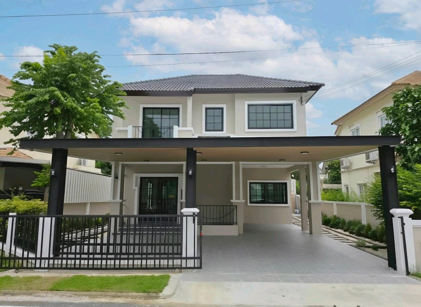 Single house for sale, Narawadi Village, Wongwaen-Rama 5. Near Nakhon In Circle, area 60 sq m. Single house for sale, Narawadi Village, Wongwaen-Rama 5. Near Nakhon In Circle, area 60 sq m.