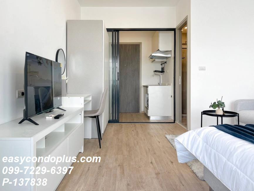 💥 [ 𝐏-𝟏𝟑𝟕𝟖𝟑𝟖 ] FOR RENT : The Rich Rama 9-Srinakarin วิวเมืองสวยทุกมุม! ใกล้ Airport Link หัวหมาก 𝟏3,𝟎𝟎𝟎 บาท/ด. | Line @easycondoplus | 099-229-6397 – รูปที่ 3