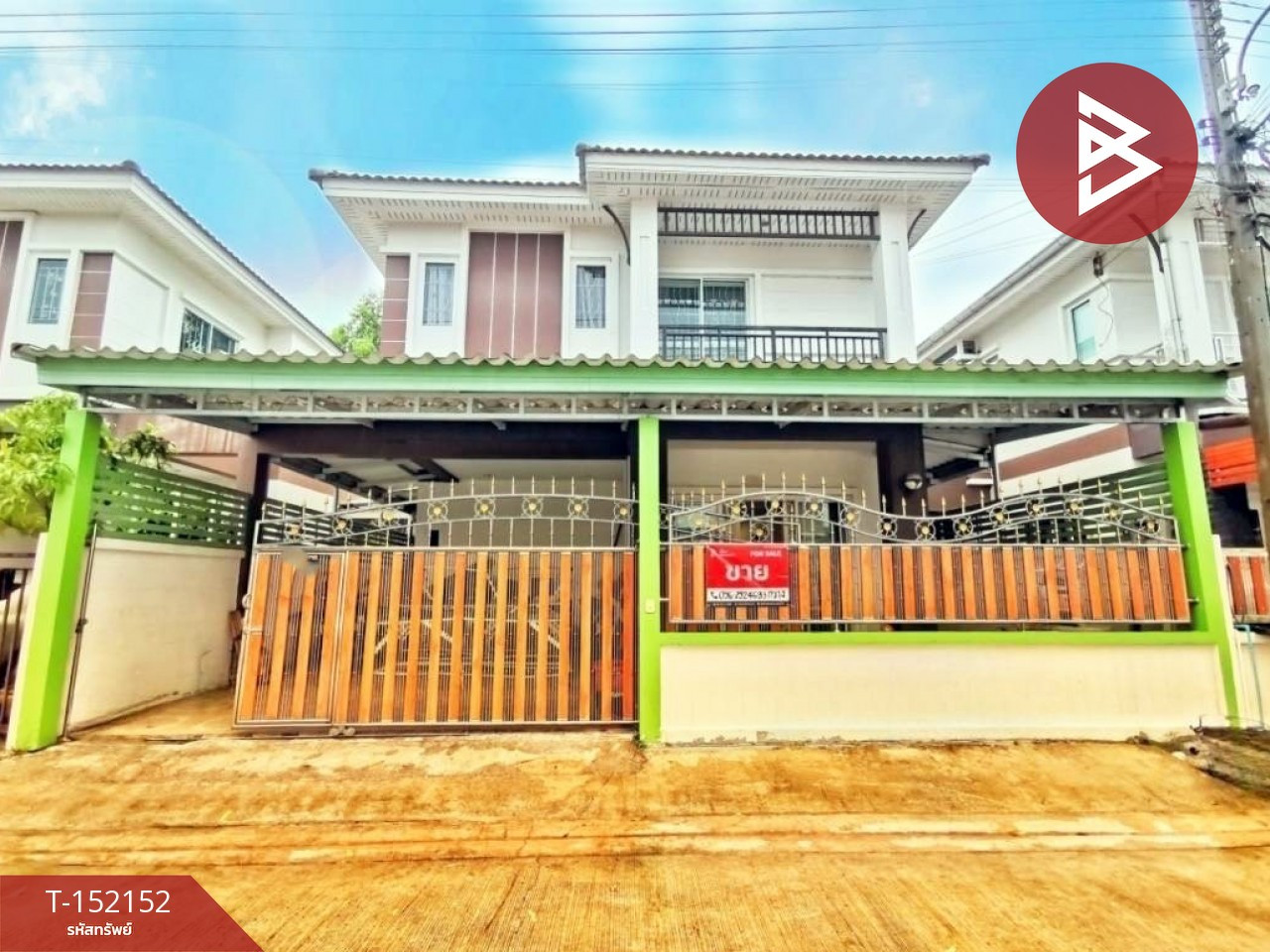 Semi-detached house for sale, Greenery Village by Niraville, Setthakit-Nadi, Samut Sakhon.
