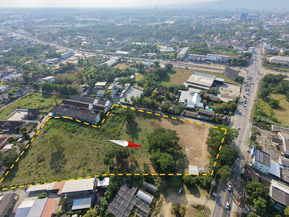 Land for sale, red area, beautiful location, no flooding, Mueang Chiang Mai District. – รูปที่ 2