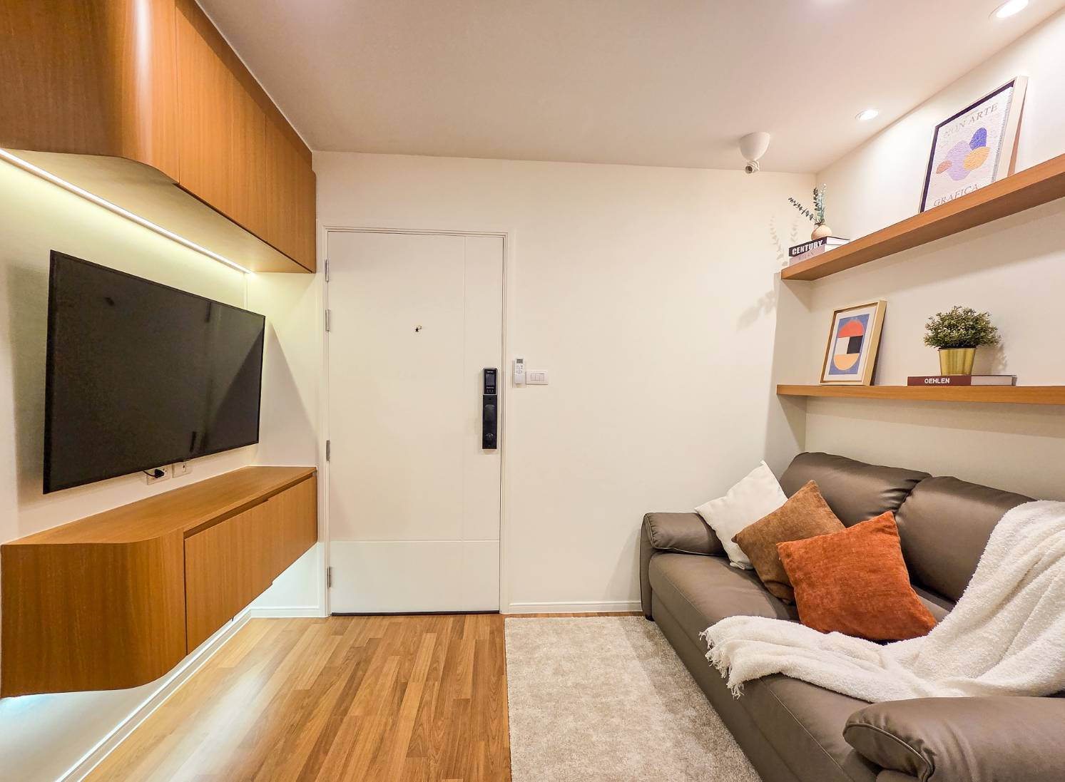  ห้องสวย Vibe ดี ห้องจริงสวยกว่าในรูป เฟอร์ใหม่ ไม่เคยปล่อยเช่า – รูปที่ 4