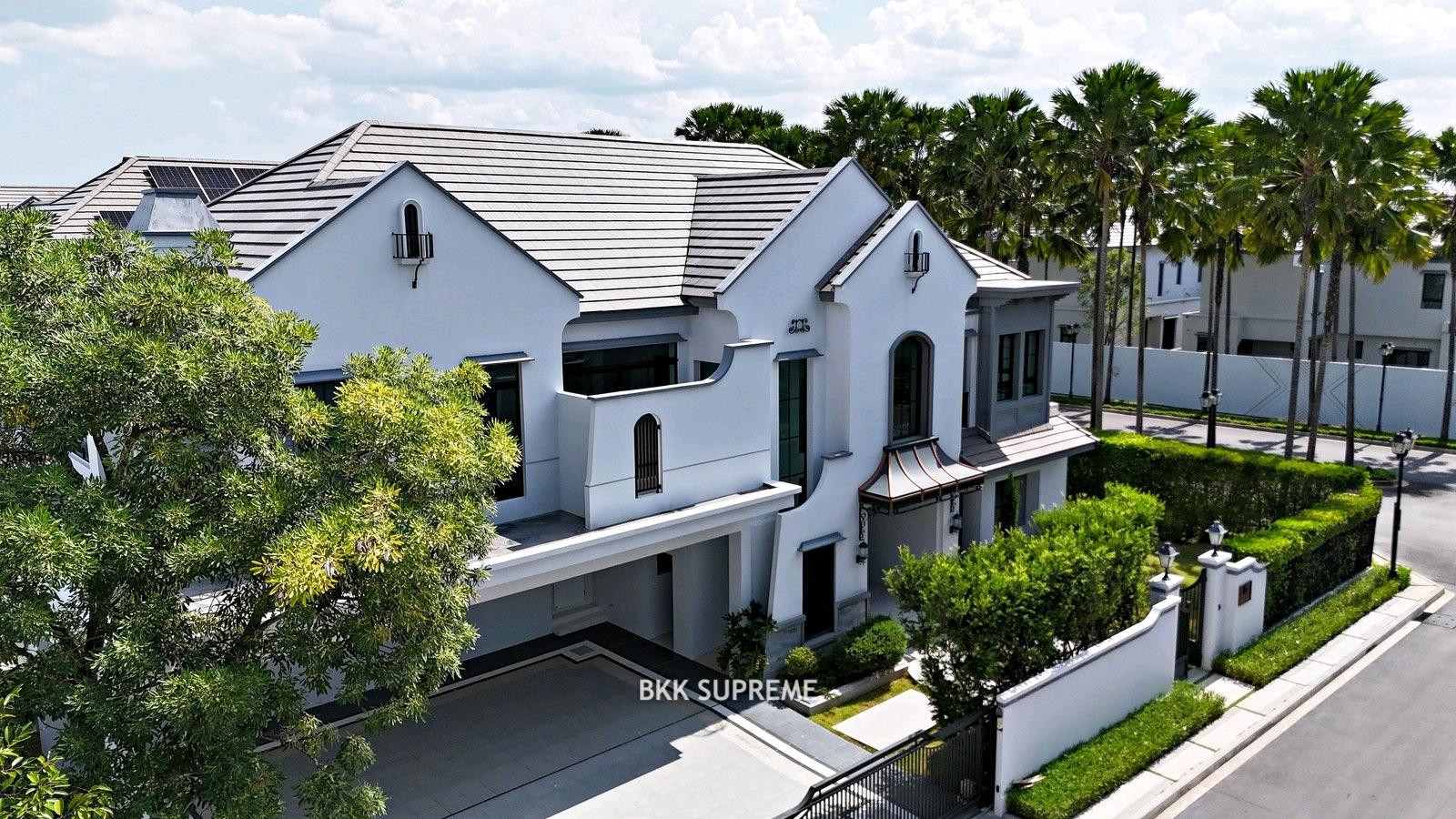 (For rent) ** Single house, Nantawan Pinklao, Kanchana, corner house (new house, never lived in) **