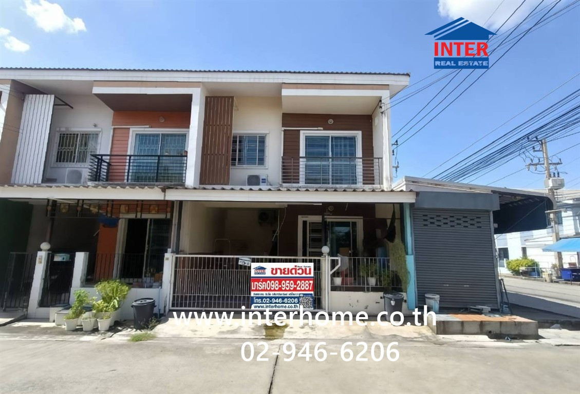 ทาวน์เฮ้าส์ 2 ชั้น 27.9 ตร.ว. หมู่บ้านวิเศษสุขนคร เฟส3 ใกล้วัดบ้านไร่ ถนนพระราม2 ถนนเจษฐาวิถี เมืองสมุทรสาคร สมุทรสาคร 