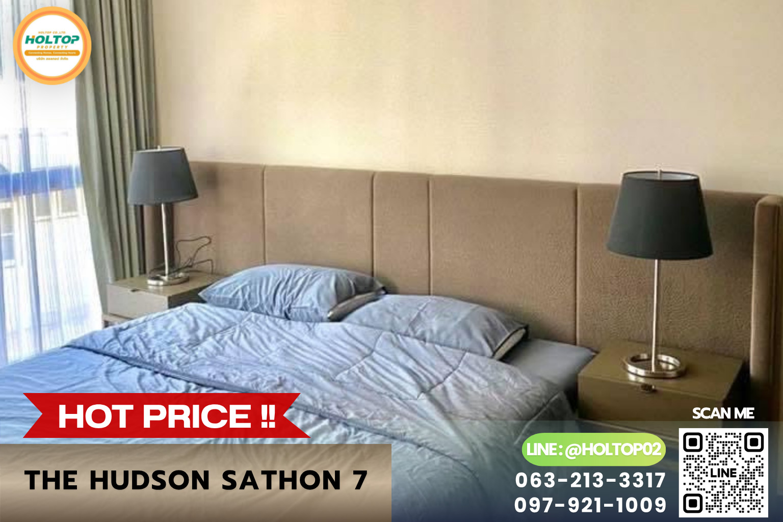 #E1675💕230969ให้เช่าคอนโด The Hudson Sathon 7 #E1675💕230969ให้เช่าคอนโด The Hudson Sathon 7