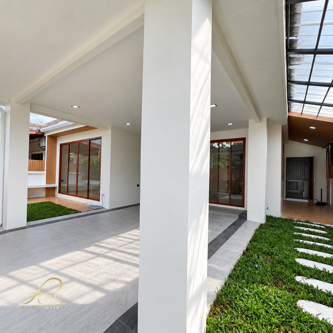 ศรีสุชาติแกรนด์วิว 3 Srisuchart3 บ้านแฝดรีโนเวทใหม่ในสไตล์อบอุ่น มาพร้อมมุมสวนหน้าบ้าน ทำเลใกล้สามกอง รัษฎา บายพาส – รูปที่ 2