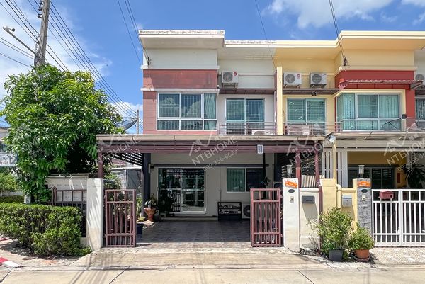 Novoville Bangkok-Pathum Thani, corner plot, complete extension, good location in Soi Wat Nong Prong.
