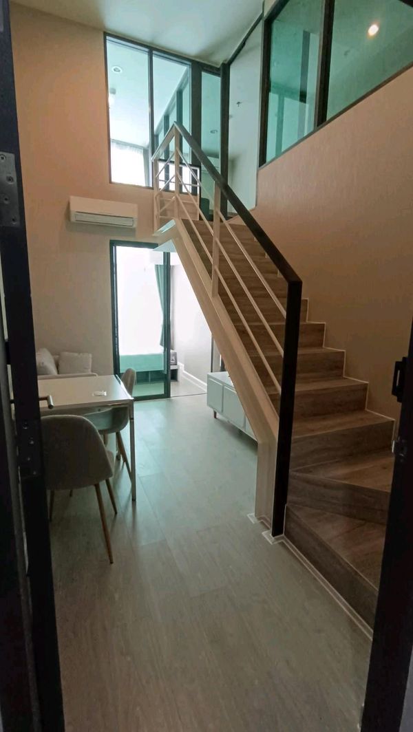 📣Condo for rent Metro Sky Prachachuen 🏢 @MRT Bang Son 🚈 2 Bed Deplex style with furniture. and complete electrical appliances ✅️ Ready to move in 20,000/month 🔥🔥