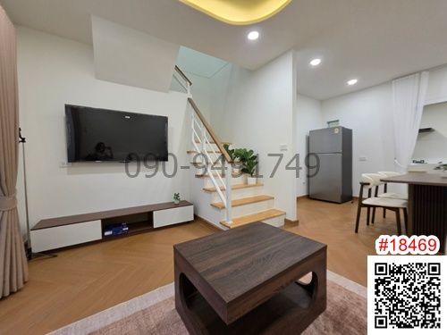 For rent, 2-story townhome, Willette Light, Phatthanakan 38, beautifully decorated, ready to move in.