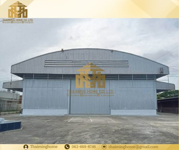 Warehouse for rent, size 1,300 sq m., wide area. Truck in and out conveniently in Rayong City (TW4-29226)