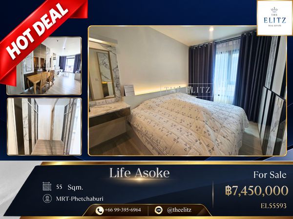 ✨ Ultimate Transport Interchange | Steps To MRT-Phetchaburi & Airport Rail Link - Massive Sky Facilities & Garden | Minutes To Asoke CBD & Singha Complex - Prime Convenience ✨