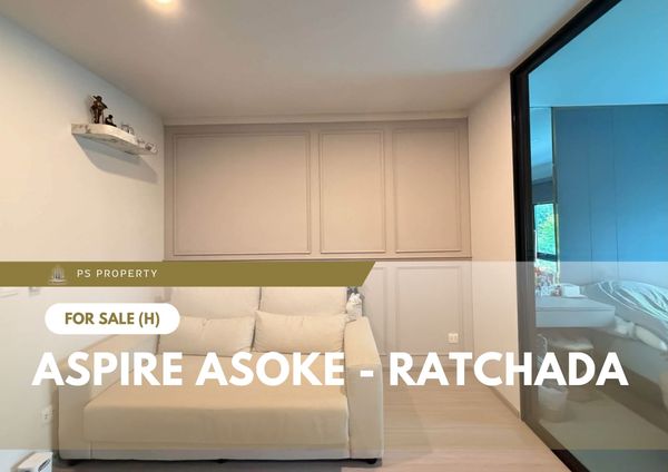 ขายด่วน 📍 Aspire Asoke - Ratchada 📍 ห้องสวย พร้อมตู้ Built-in ใกล้ MRT พระราม 9