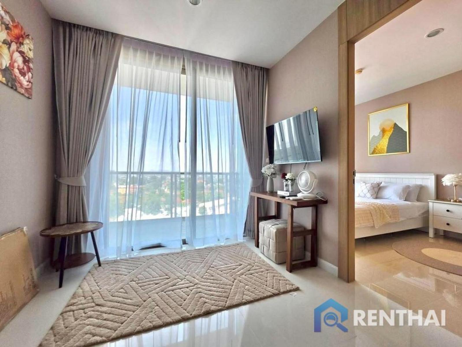 ยูนิตหัวมุมสุดหรูที่ The Riviera Wongamat | 1 ห้องนอน | เฟอร์นิเจอร์ครบครัน – รูปที่ 2