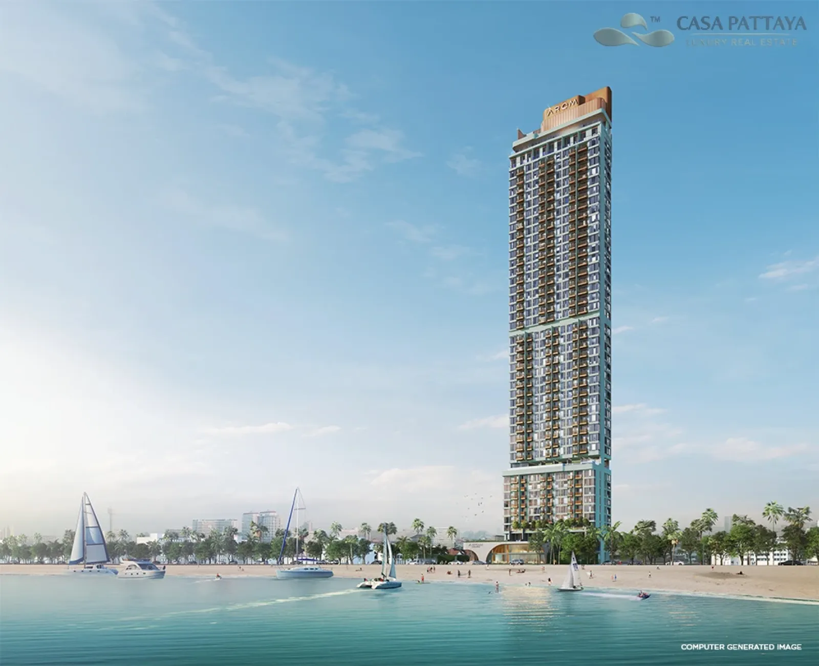 For Sale: Arom Jomtien Condo – Luxury Beachfront Condo For Sale: Arom Jomtien Condo – Luxury Beachfront Condo