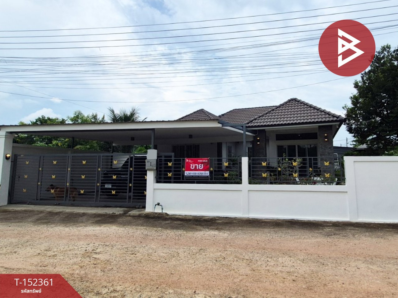 Single-storey detached house for sale, area 99 sq m, Ban Pong, Ratchaburi. Single-storey detached house for sale, area 99 sq m, Ban Pong, Ratchaburi.