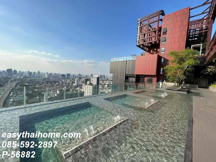 P-56882 Life Asoke Hype ใกล้ MRT พระราม 9 (960 ม.) | ชั้นสูง 38 วิวเมืองสวย สตูดิโอแต่งครบพร้อมอยู่ Line@easythaihome 085-592-2897  – รูปที่ 4