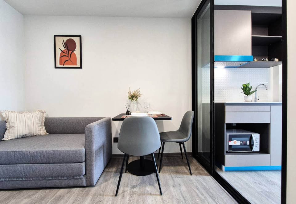 ห้องสวย พร้อมอยู่🔥ตึก D วิวนอก 📢 Line : @085pucam / 0627941024 🥳 YKP Rental Condo – รูปที่ 2