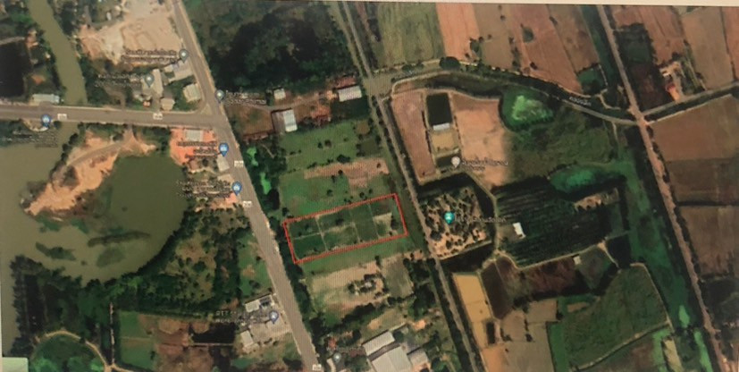 96710 - Land for sale, prime location, next to a 4-lane main road, Nai Mueang Subdistrict, Phimai District, Nakhon Ratchasima Province, total area 10-3-86 rai.