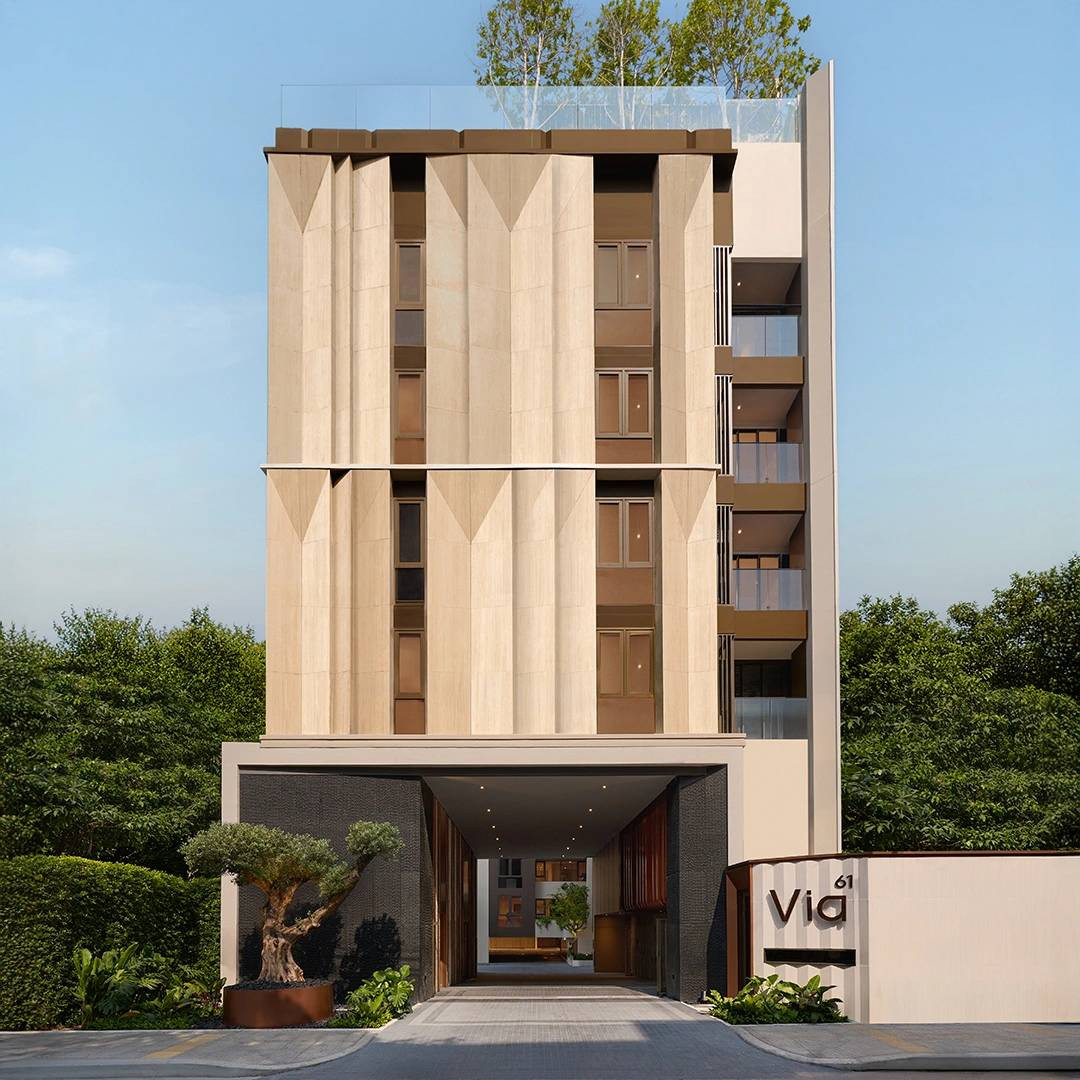 VIA 61, the ultimate in privacy in the heart of Sukhumvit! Connect Ekkamai-Thonglor Surrounded by leading cafes. Make an appointment to view quickly, starting at 10.99 million baht. Call 093-1681685 Line: @wsrcondo