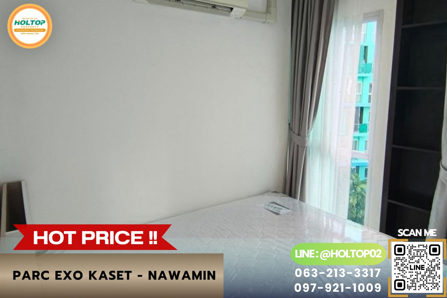 #R10839 Condo for rent Parc Exo Kaset - Nawamin.