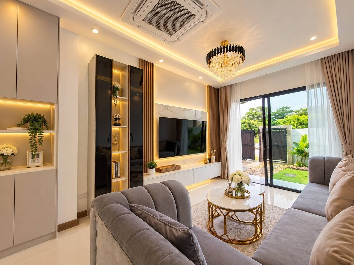 บ้านใหม่ หลังใหญ่  (TANTARA Modern Luxury) เลี้ยงสัตว์ได้ เฟอร์นิเจอร์และเครื่องใช้ไฟฟ้าครบ  – รูปที่ 4