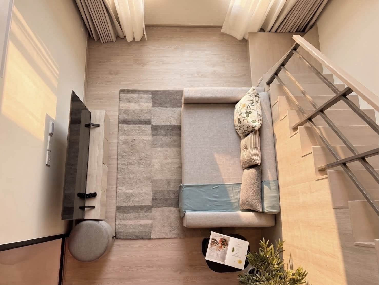 🏢 COBE KASET–SRIPATUM | LOFT 2 ชั้น | ติด BTS บางบัว 0 เมตร | FULLY FURNISHED – รูปที่ 3