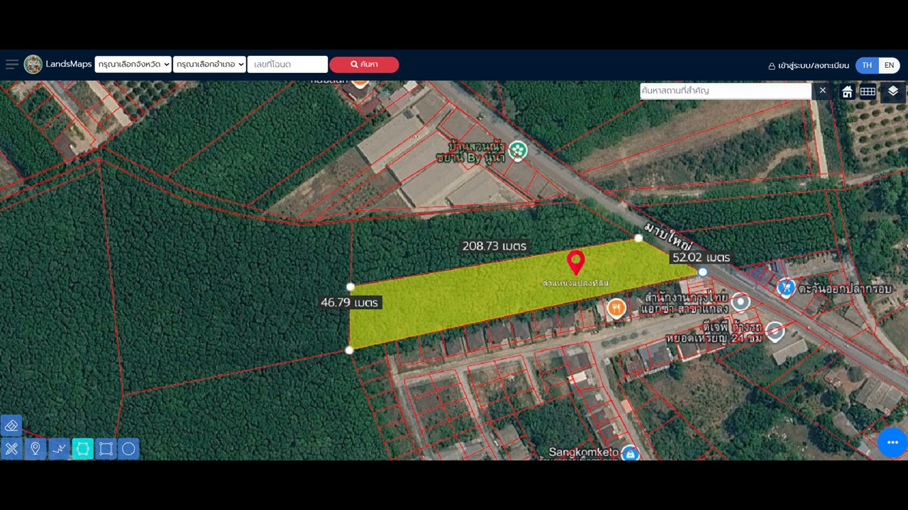 Golden Opportunity for Small & Mid-Sized Investors! 5+ Rai of Development Land in Klaeng, Rayong — Ready for Your Next Project! For sale: 5 Rai 2 Ngan 53 Sq.Wah of land with direct road frontage on Map Yai Road, Thang Kwian, Klaeng,  – รูปที่ 4
