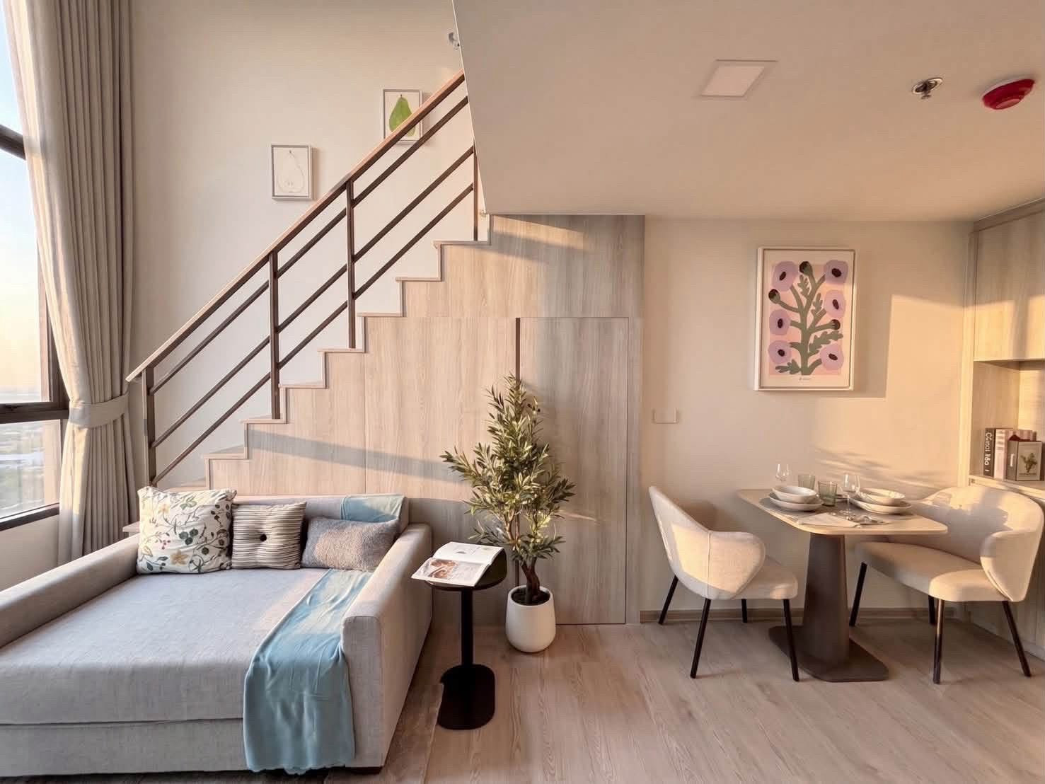 🏢 COBE KASET–SRIPATUM | LOFT 2 ชั้น | ติด BTS บางบัว 0 เมตร | FULLY FURNISHED – รูปที่ 2