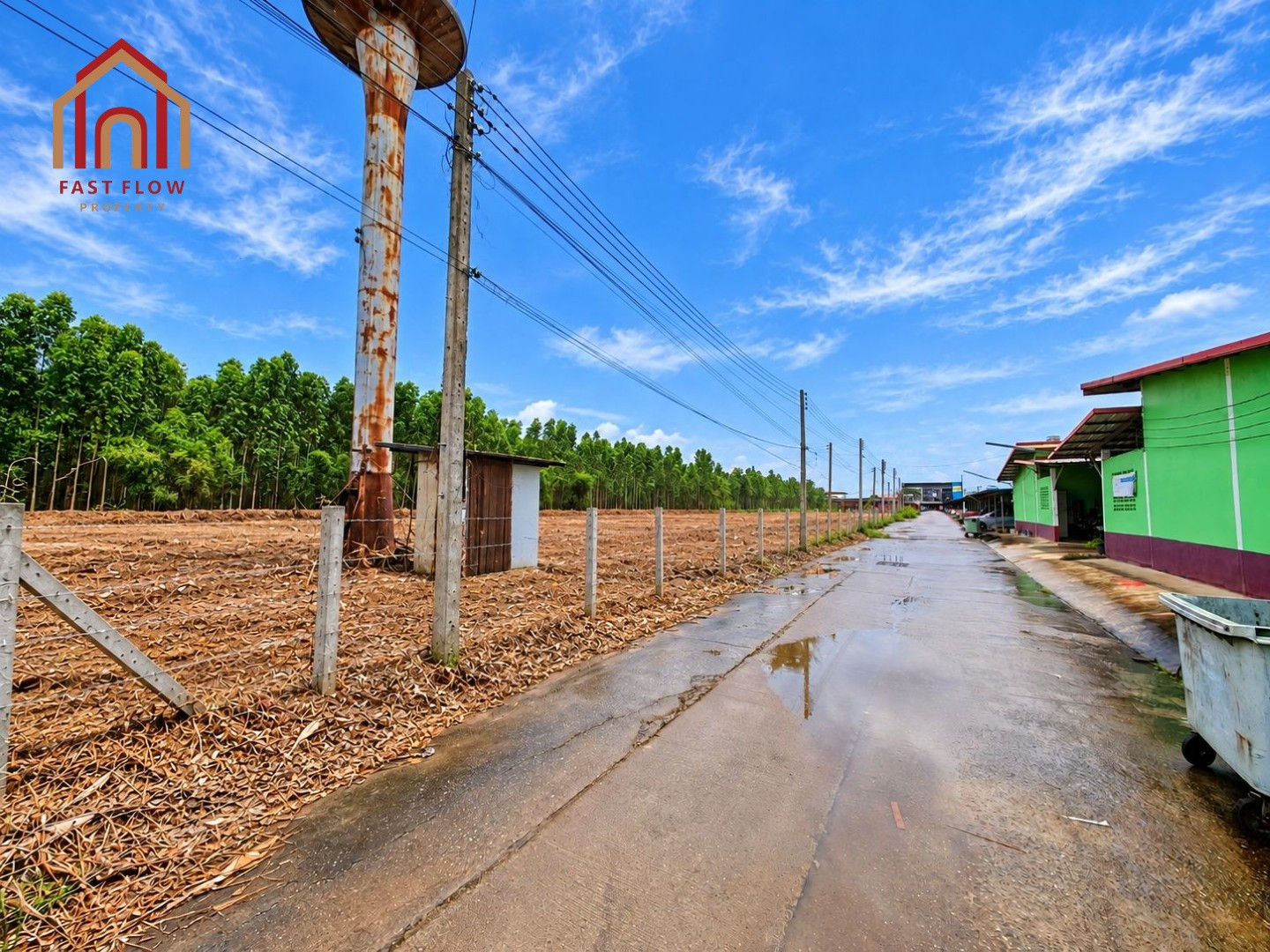 Land for sale, 1 rai - 3 rai, Industrial Estate 304, purple layout, Prachinburi, Si Maha Phot, near work areas, near the market, convenient travel, beautiful plot 40x40 meters, suitable for small house projects, warehouses, factories, houses for rent, ZIM – รูปที่ 4