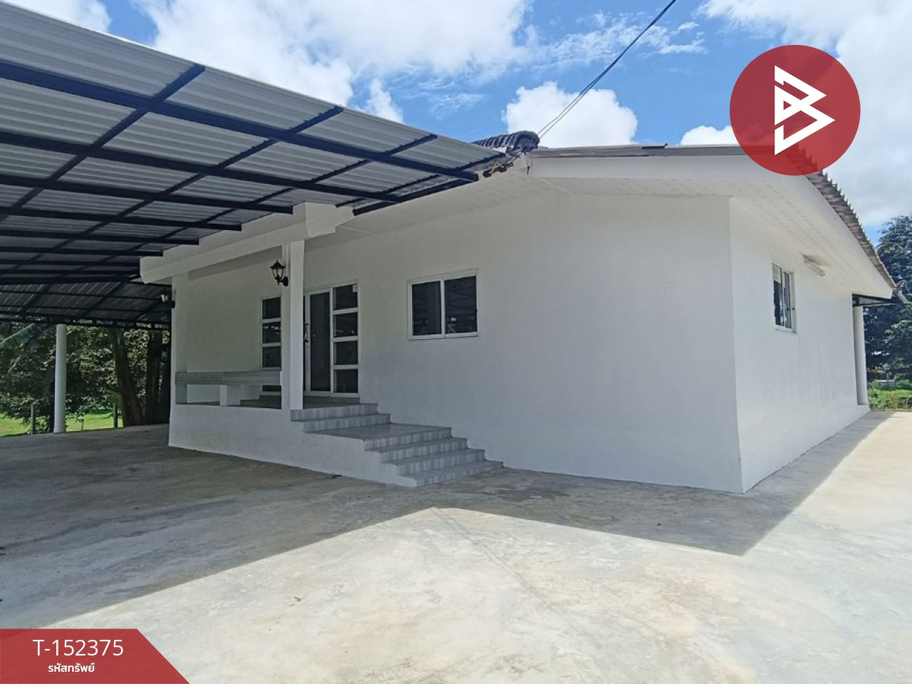 Single house for sale, area 1 ngan 22 sq m, Klaeng, Rayong, newly renovated.