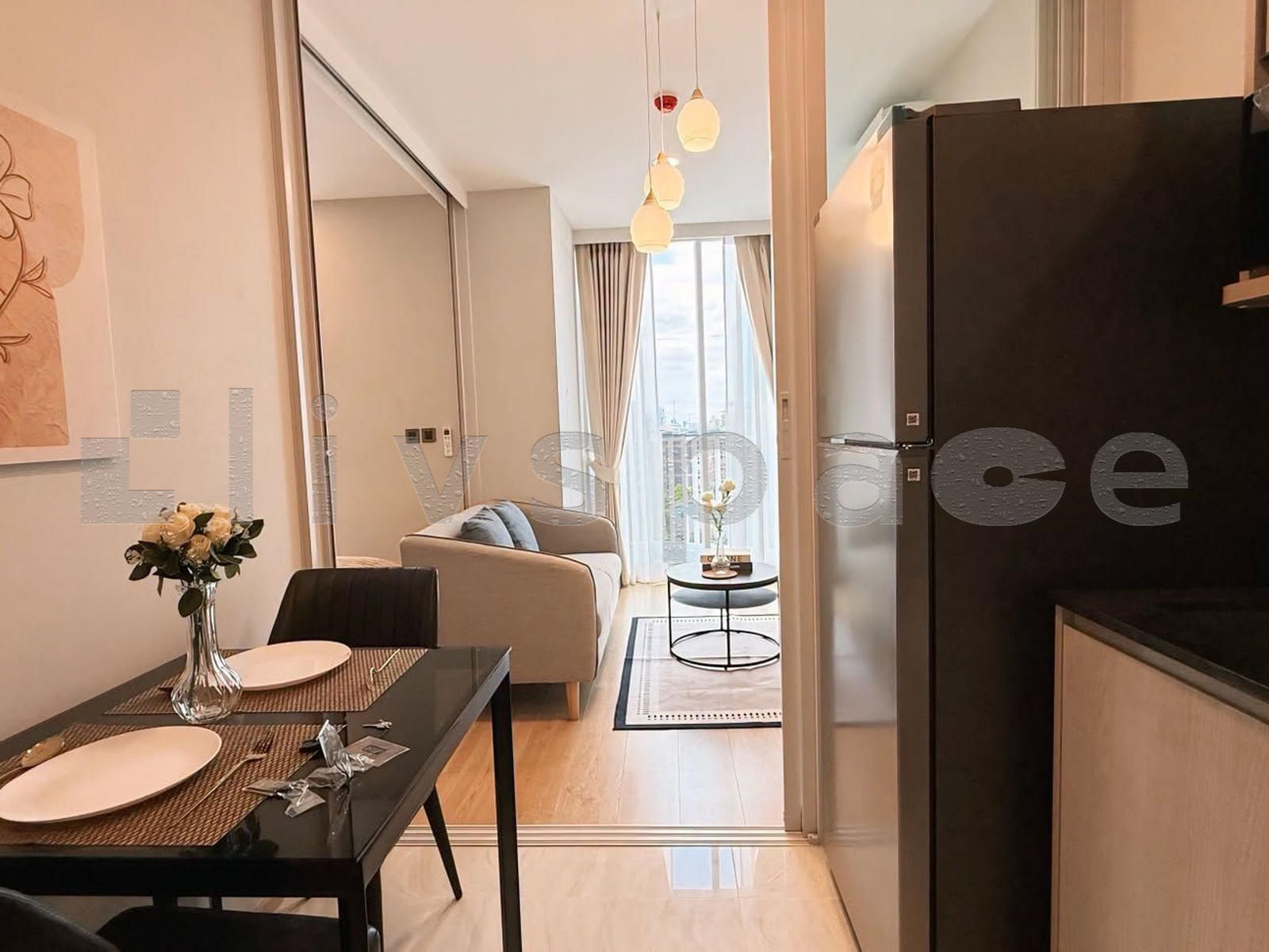 ▚ L06CN3ツ ให้เช่า Chewathai Residence Thonglor 1Bed 30ตร.ม. แต่งสวย เฟอร์ครบ ราคาดี ใกล้ BTS ทองหล่อ✨ – รูปที่ 2