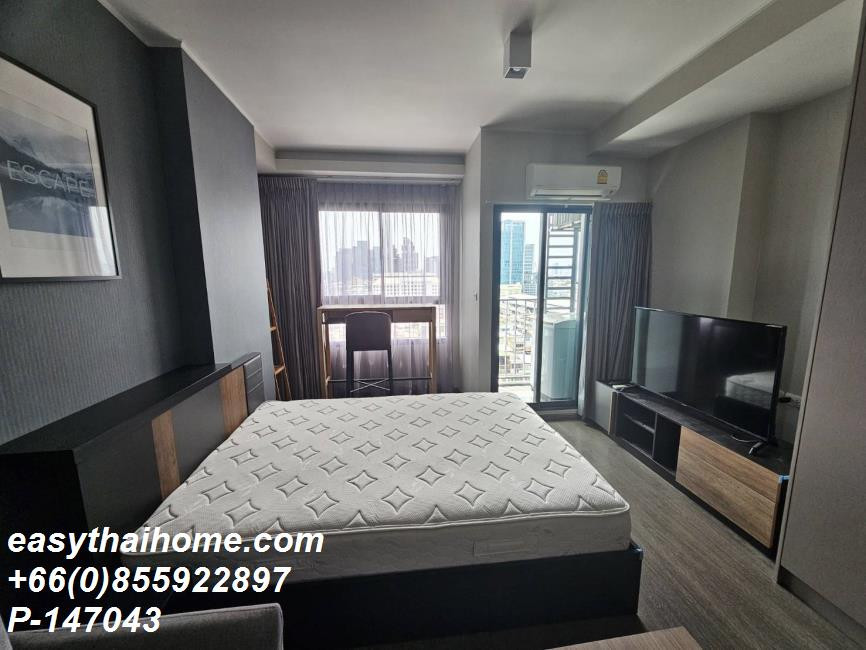 ✨ P-147043 ให้เช่า IDEO Sukhumvit 93 (ไอดีโอ สุขุมวิท 93) | Studio | วิวเมือง | 26 ตร.ม. | ชั้น 12A | เฟอร์นิเจอร์ครบ | 15,000 บาท/เดือน📞 Line ID: @easythaihome | 085-592-2897  – รูปที่ 3