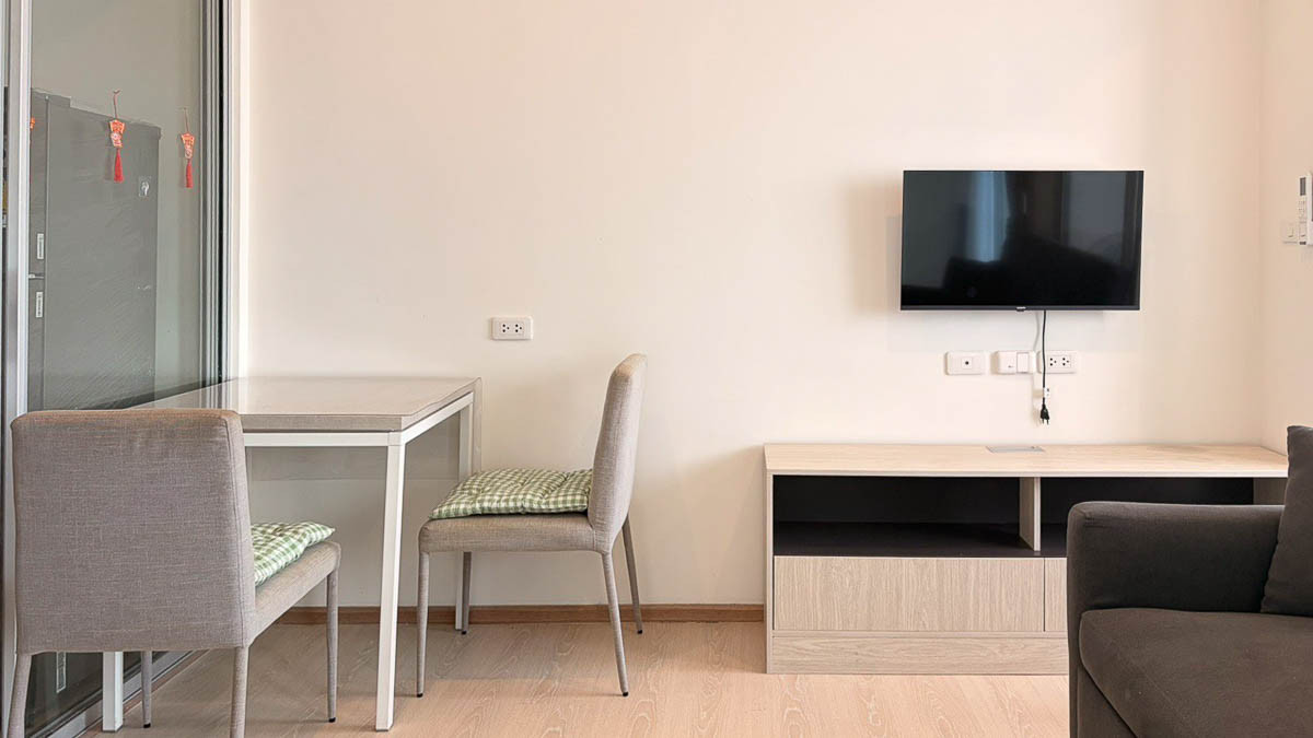 Condo for Rent Niche Mono Sukhumvit Puchao, 1 Bedroom 35 sqm Fully Furnished Near BTSPuchao, MRT Samrong, Thepharak, Chang Erawan, Pak Nam : MJ26R-013