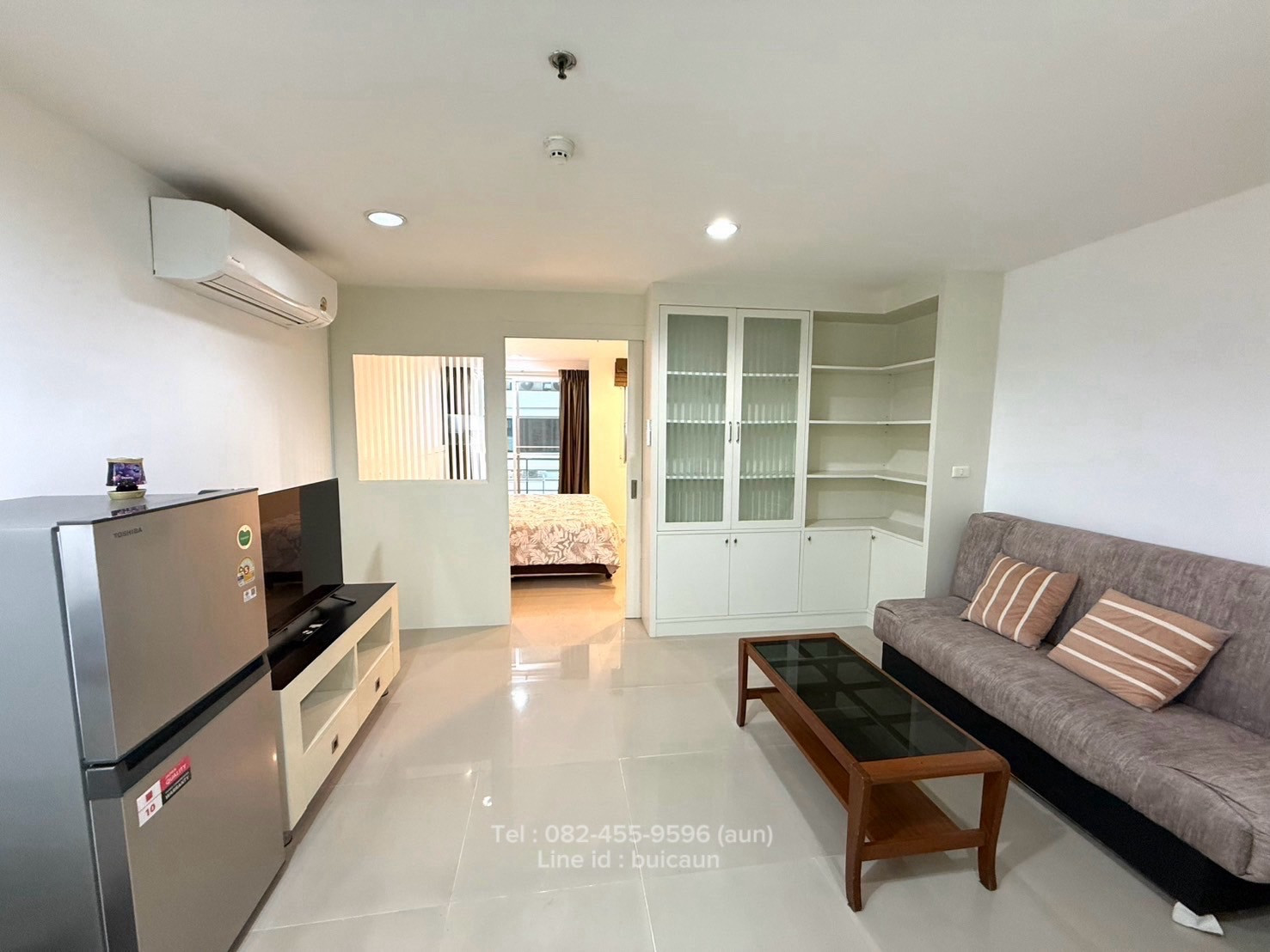 Serene Place Sukhumvit 24 nice unit ready move in new 2 aircons rent only 18,500 baht/ month