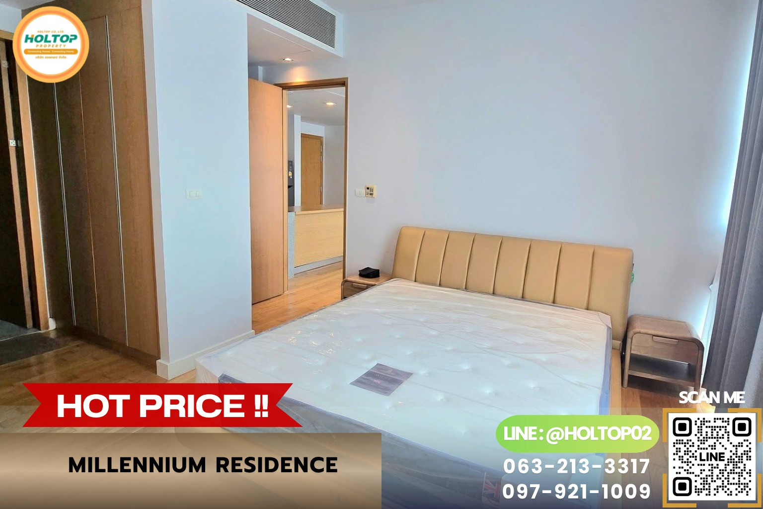 #R10846 ให้เช่าคอนโด Millennium Residence (Sukhumvit 20) #R10846 ให้เช่าคอนโด Millennium Residence (Sukhumvit 20)