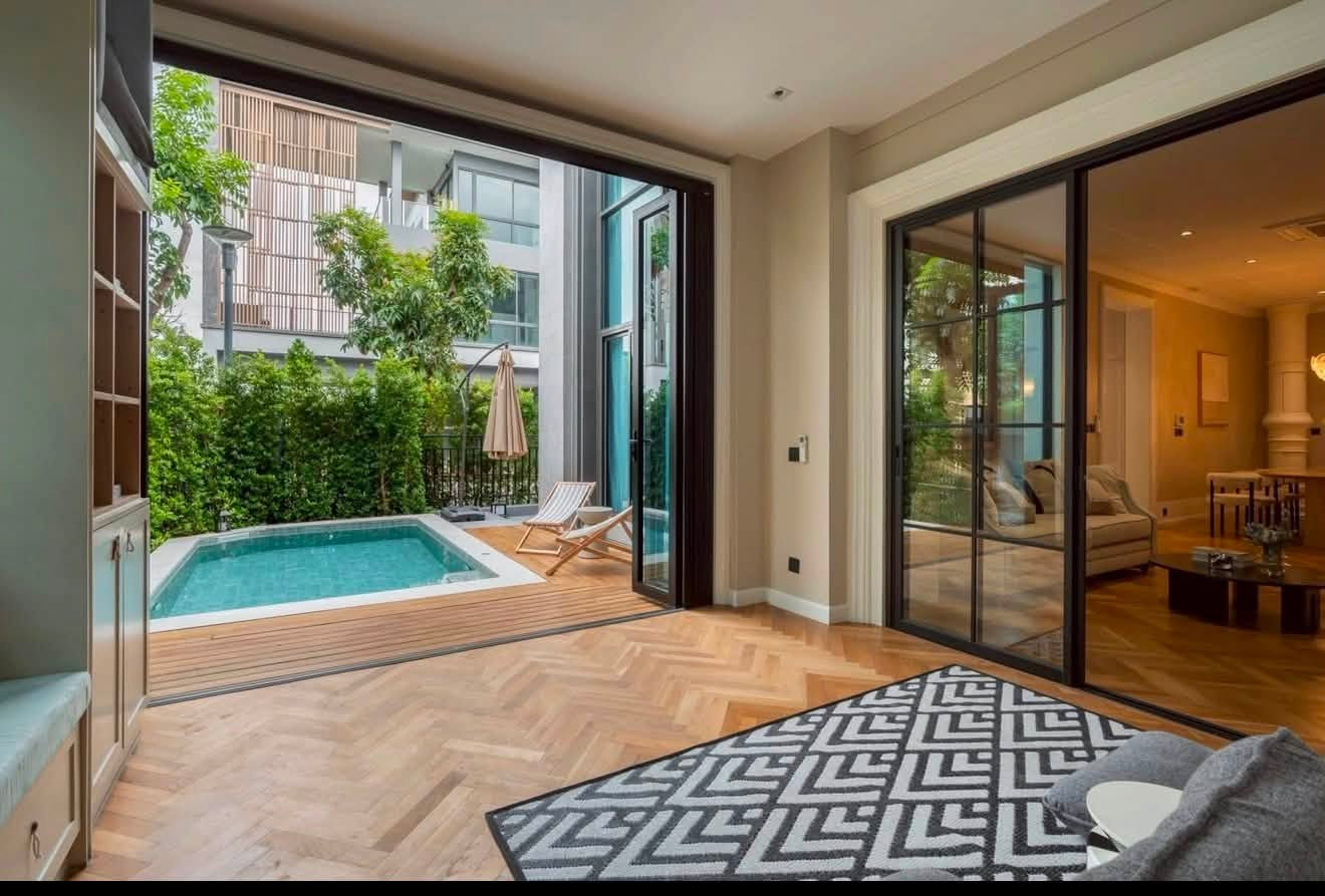 🟢 ขาย / ให้เช่า พูลวิลล่าหรู 3 ชั้น แปลงมุมทิศใต้ ดีไซน์ Modern Luxury ผลงานออกแบบ KIRIN Design & Living  – รูปที่ 4