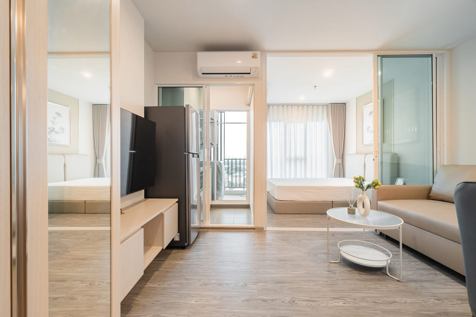🏡 คอนโดให้เช่า Regent Home Bangna | 1 ห้องนอน ชั้น 26 | วิวแม่น้ำ | แต่งครบ | 12,000 บาท