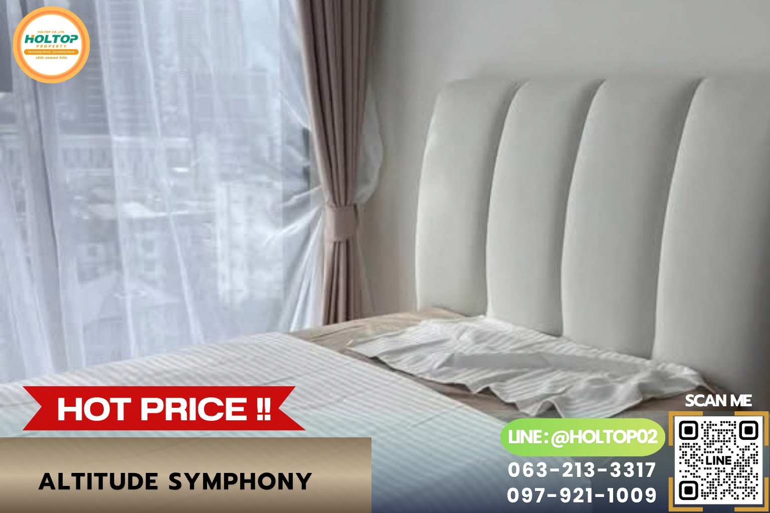 #L1453 ให้เช่าคอนโด Altitude Symphony #L1453 ให้เช่าคอนโด Altitude Symphony