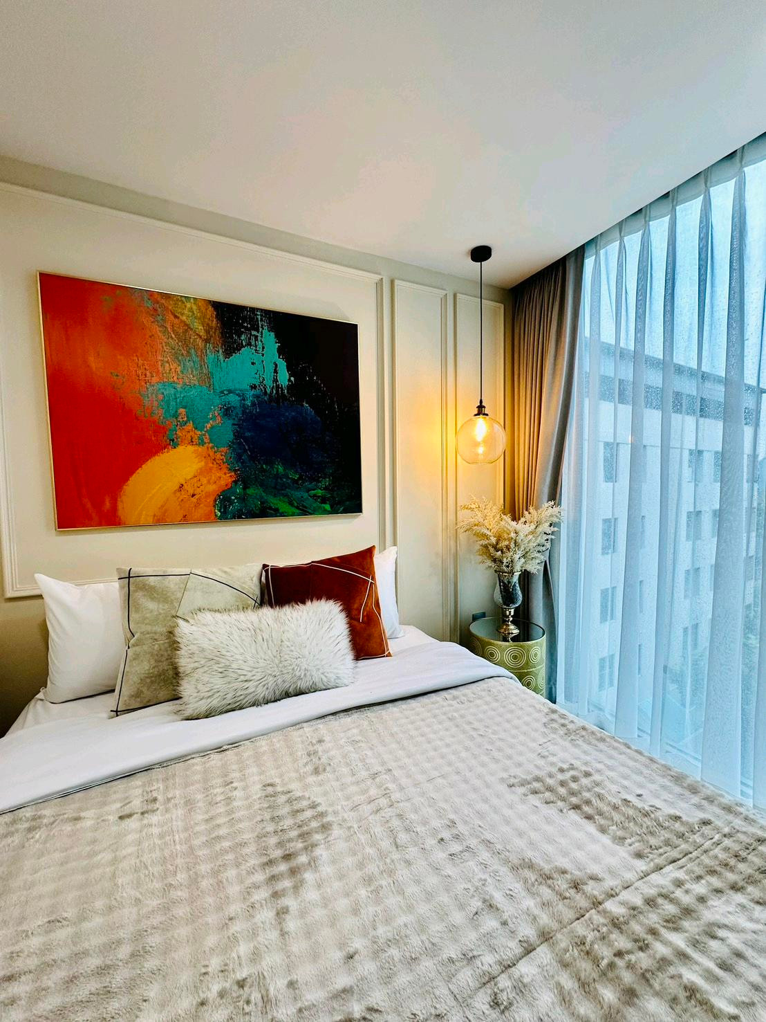 Room Details 🛌 *   Type : 1 Bedroom Plus *   Size : 33 Sq.m. *   Floor: 5  Swimming pool vie – รูปที่ 2